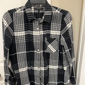 Ladies Banana Republic Flannel Shirt Size L